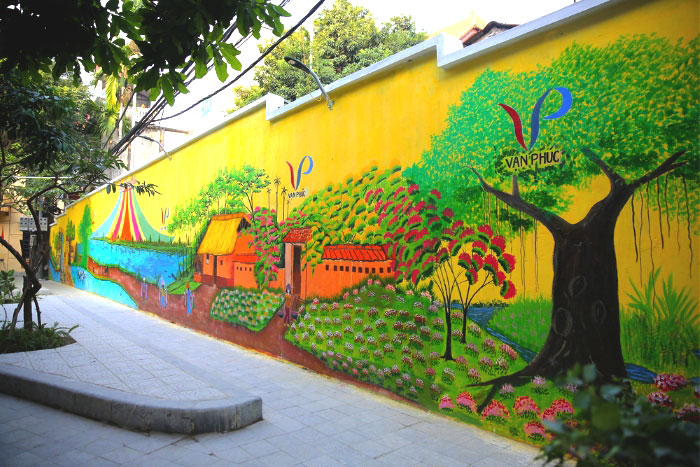 Mural Street Van Phuc Village